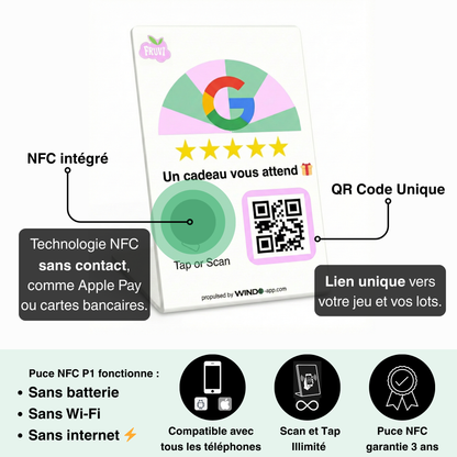 Plaque NFC Windo