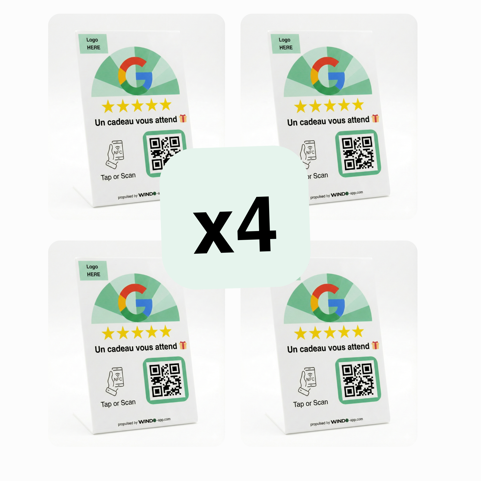 x4 Plaque NFC Windo